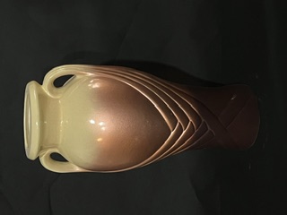 Turquoise ceramic vase